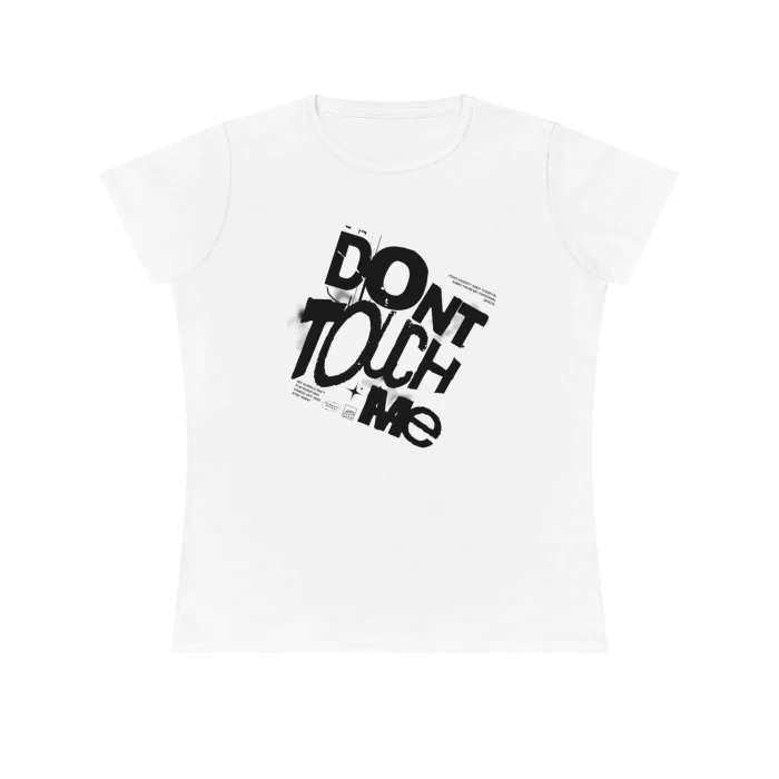 T-shirt Damski z nadrukiem Don't Touch Me